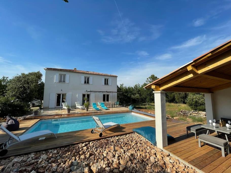 Villa Piscine - Gorges Du Verdon, Lac De Sainte-Croix Régusse Kültér fotó