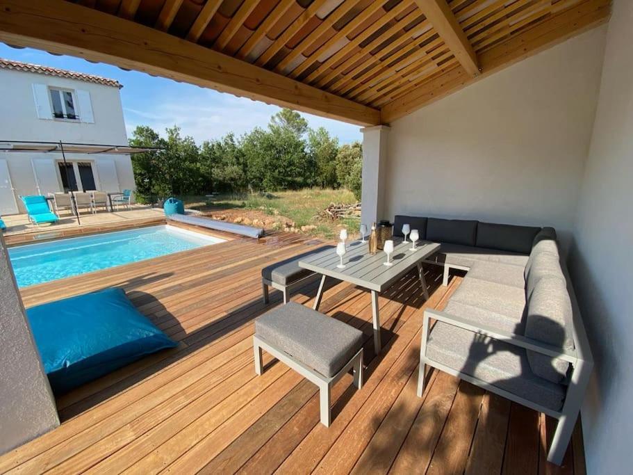 Villa Piscine - Gorges Du Verdon, Lac De Sainte-Croix Régusse Kültér fotó