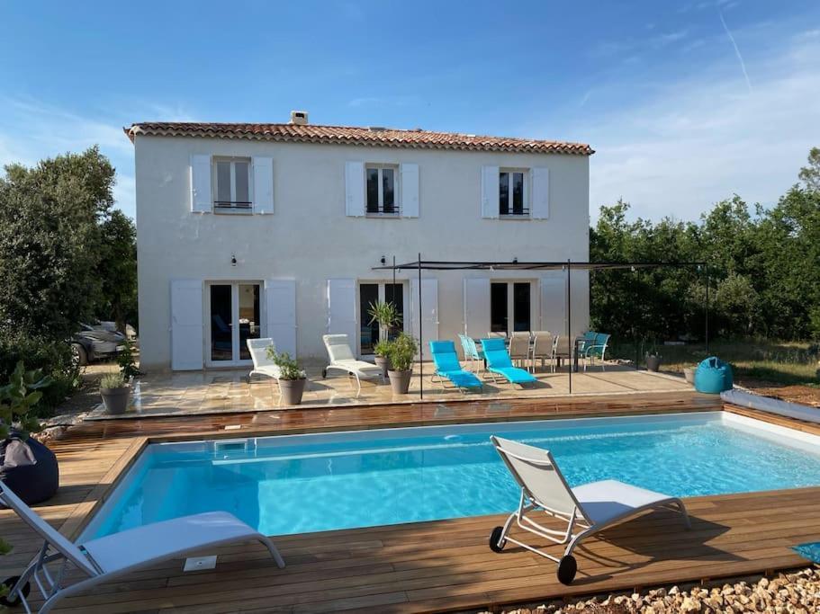 Villa Piscine - Gorges Du Verdon, Lac De Sainte-Croix Régusse Kültér fotó